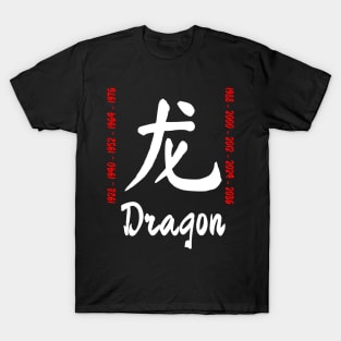 Year of the dragon Chinese Character T-Shirt